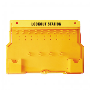 Qvand дубалга орнотулган Transparent Cover Lockout lock Station Loto Locks Boards