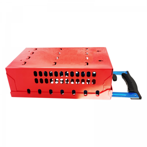 Red Portable Safety Hangslot Metal Steel Loto Lockout Tagout Box Station