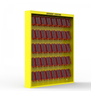 Cutie de lacăt de blocare de siguranță din oțel pentru depozitarea încuietorilor de izolare