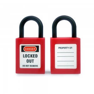 QVAND M-N25 Loto Safety Lockout Tagout Nylon Shackle None Conductive Padlock