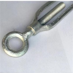 Bottom price M4 Eye Bolt - Galvanized split flange tensioner bolt – Qiongyue