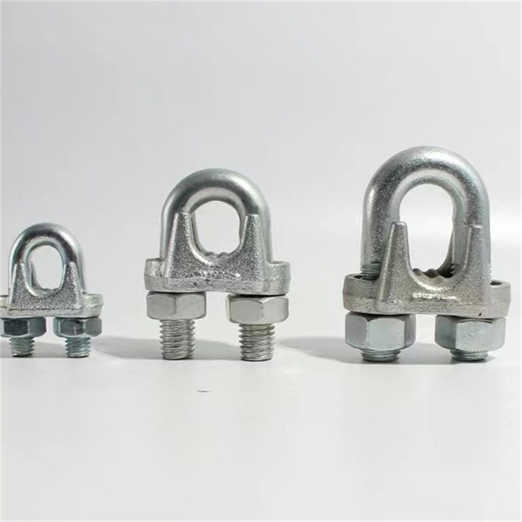 New Arrival China Lathe Cone Sleeve - Galvanized steel wire rope U-shaped fastener – Qiongyue