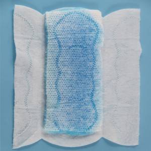 Sally brand high absorbency 350mm 6 pads with wings extra long night use sanitary napkin