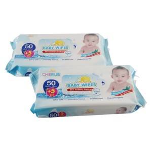 High quality light multi-purpose individual pack baby care custom wet wipes