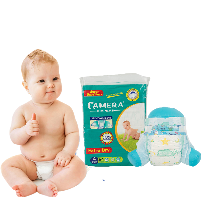 China Soft Comfortable Disposable Cheap Baby Diapers Africa Hot