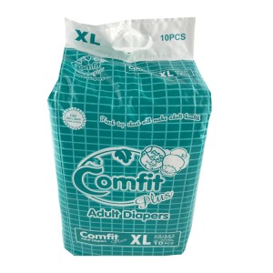 China Supplier High Quality Senior Disposable Ultra Thick Comfortable Printed Incontinence Adult Diaper