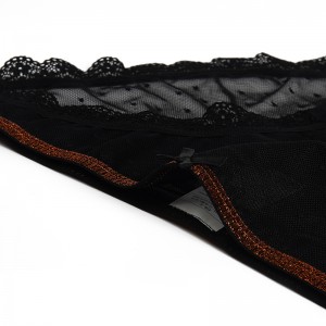 High Quality Oem Knitted Women Underwear Micro Fiber Ladies Breifs Lace 5