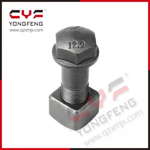 12.9 High-quality Caterpillar specific track shoe bolts—reliable connection to ensure equipment operation