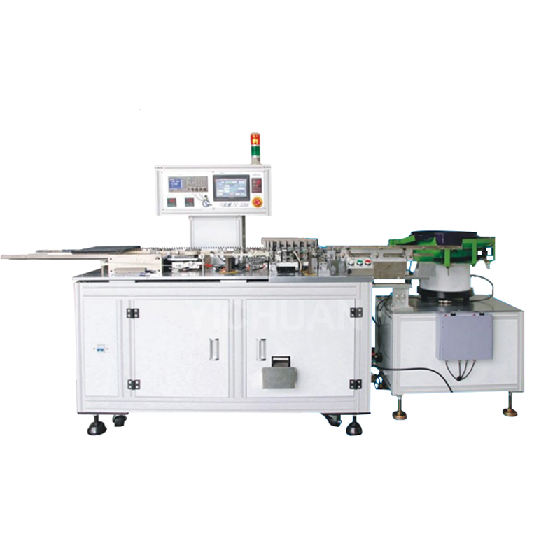 YC-320A Automatic LED capacitor lead  cutting preforming and reel taping machine Featured Image