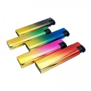 Hengzheng lighter wholesale WL-H2 creative electroplating iron shell high-quality inflatable windproof lighter