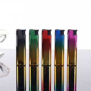 Wholesale High-quality Inflatable Windproof Lighter With Electroplated Iron Shell