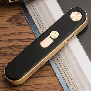 usb rechargeable lighter ultra-thin windproof metal lighter