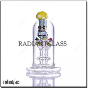 Dab Rig Showerhead Perc Novelty Rushroom Glass Bong