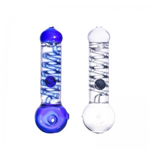 5.5 Inches Freezable Glycerin Hand Glass Pipes