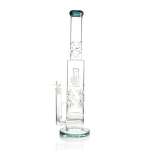 20″ Water Pipe Glass Bong Honeycomb Matrix Perc