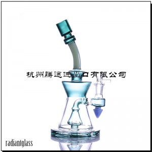 9.45 Inch Glass Bent Neck Bong Water Pipe