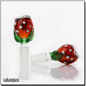 2.3 Inches Glass Bowl Big Mouth Man-Eater Flower Joint 14mm Or 18mm Heady Bong New Design 14mm 18mm Male Bowls For Smoking Bong Multicolor