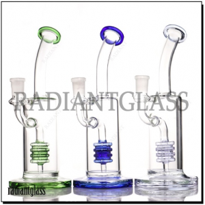 9 Inches Classic Glass Water Bong Dab Rig With Accessories Smoking Products