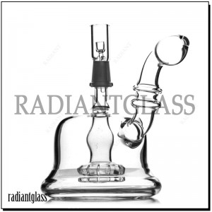 Hand Size Mini Glass Bong 10mm Male Joint