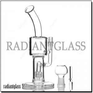 8.5 Inches Vortex Bongs Cages Percolator With Accessories
