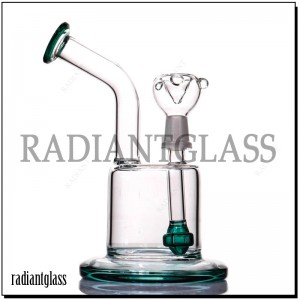 Bent Neck Bong Green color Water Pipe