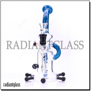 Klein Recycler Glass Bong Blue Color