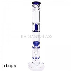 17″ honeycomb bong green and blue color