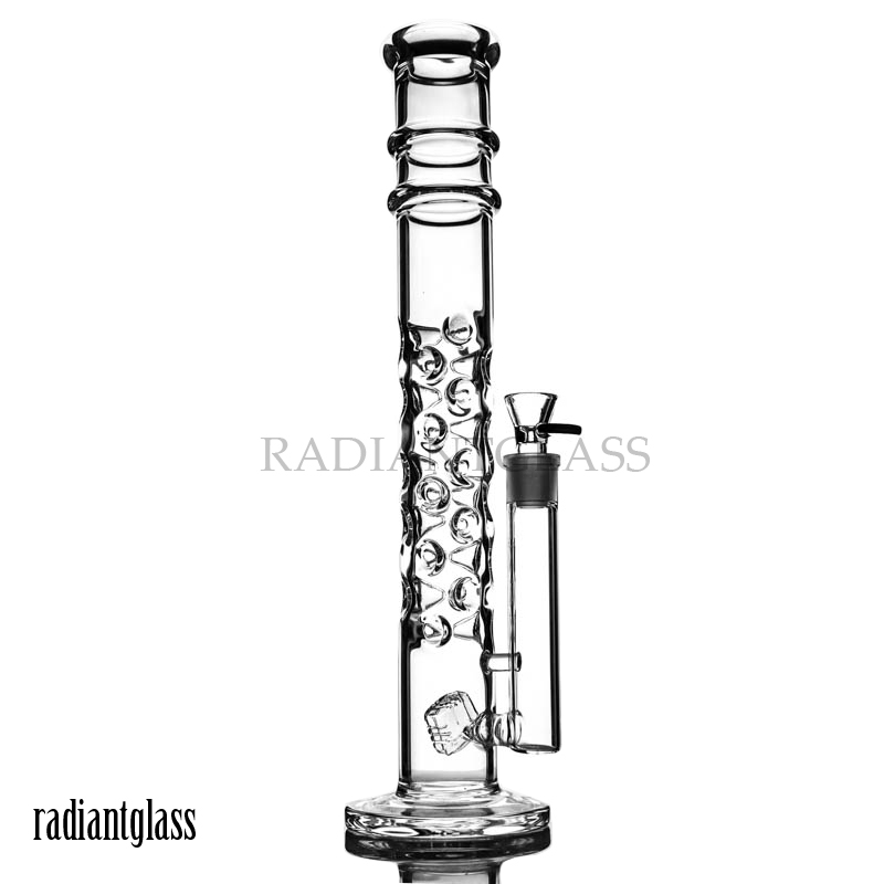 Multi-Ice Pinch 16″ Tall Straight Bong Featured Image