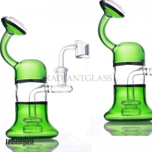Colorful 7″ Glass Water Bong Pipes