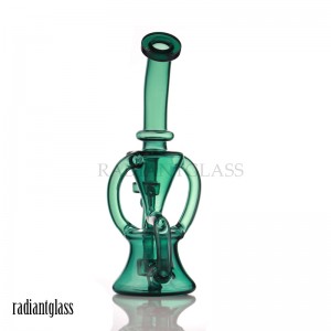 9 inches Recycler Glass Bong