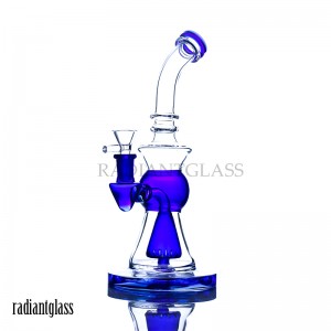 4 Colors 10″ Colored Showerhead Perc Glass Bongs