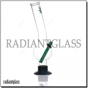 Clear Long Rod With Silicone Base Glass Bong