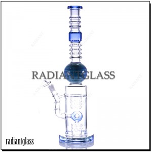 Whistle Candy Perc Straight Glass Bong