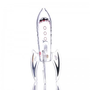 Rocket cylinder style glass bong