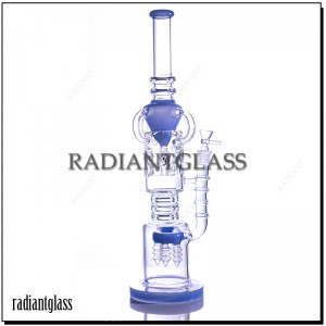 17.5 Inches  Glass Big Bongs Three Colors