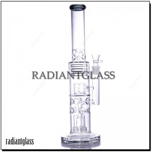 Three Tire Perc Novelty style glass water pipe