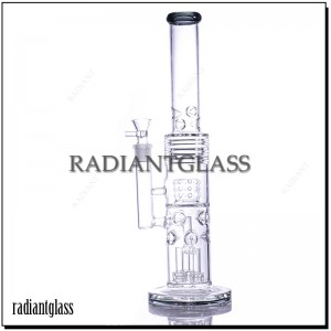 Three Tire Perc Novelty style glass water pipe