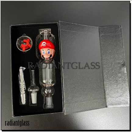 Custom Wholesale 14mm Adapter Bong Supplier - Cartoon style Nectar Collector smoking set  – Radiant