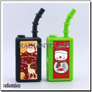 7.3 Inches Christmas Hookah Game Machine Smoker Silicone Pipe