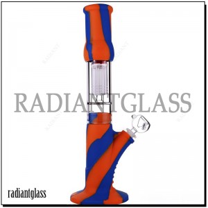 13” Tall Straight Silicone Bong