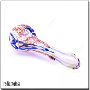 4Inches Colorful Glass Spoon Pipe