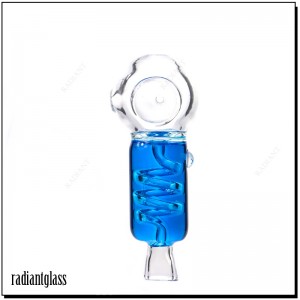 4Inches Glycerin Colorful Glass Pipe