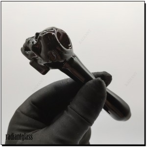 Thick Glass Skull Glass Smoking Hand Pipe