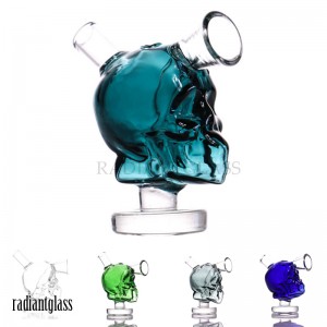 2.2 Inches Skull Shaped Hand Pipe 4 Color