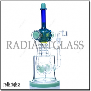 Hookah Telephone Recycler Straight Novelty Glass Smoking Water Pipe