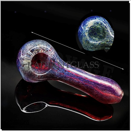 Hot sell 4inches glass spoon pipe smoking pipes