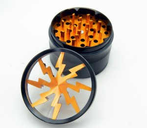 63mm Herb Grinder Blitz Aluminium Alloy  Tobacco Spice  Crusher  Multicolor