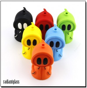 ghost silicone hand smoking pipes
