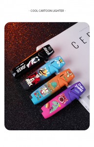 New Cool Clown Green Flame Lighter Personalized Creative Design Windproof Lighter as a Gift for Boyfriend and Girlfriend