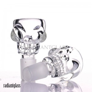 Vintage Skull Glass Bowl 14mm 18mm Male For Hookah Water Bong Smoking Tobacco Pipe